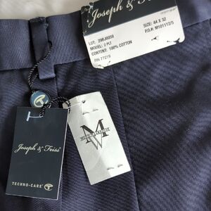 Joseph & Feiss Dark Blue Cotton Trousers